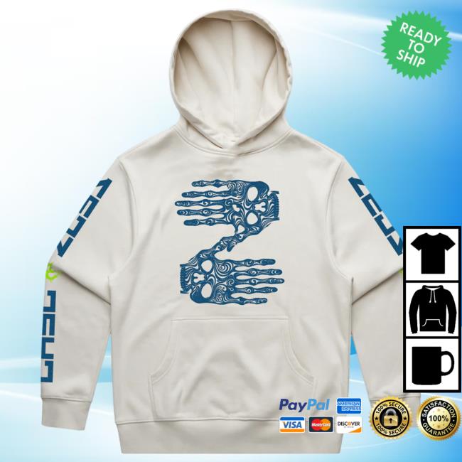 Zeds Dead - Obey - Relaxed Hoodie - Natural Long Sleeve T Shirt