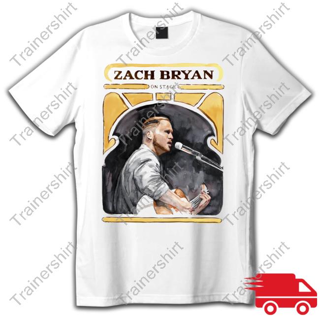Zach Bryan Merch Onstage Short Sleeve Tee