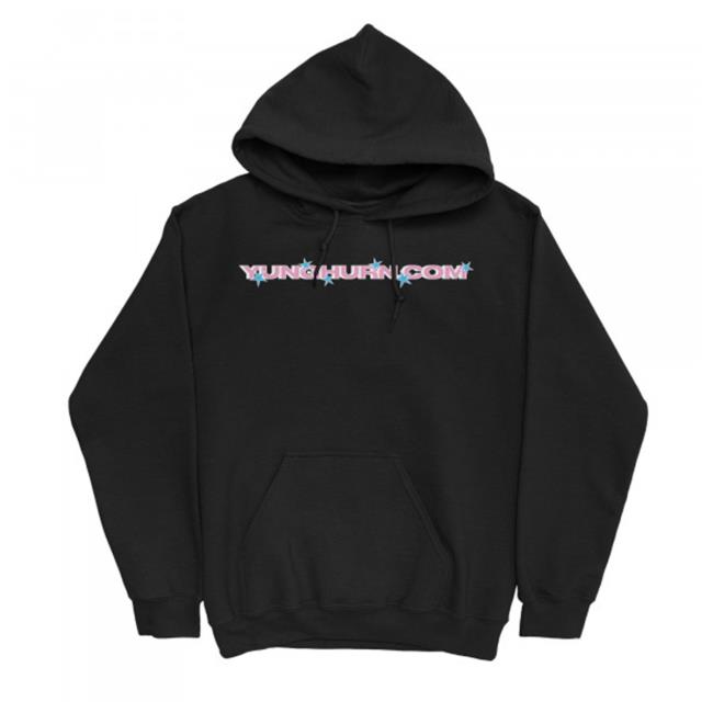 Yung Hurn Merch Yunghurncom Pink Black Sweatshirt
