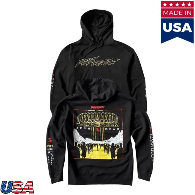 Zeds Dead - First Contact Event Pullover Hoodie Zeds Dead Merch Shop